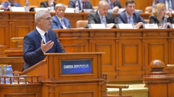 liviu dragnea dezlan uit la adresa lui dacian ciolos in parlament