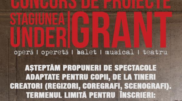 concurs de proiecte stagiunea undergrant la opera comica pentru copii