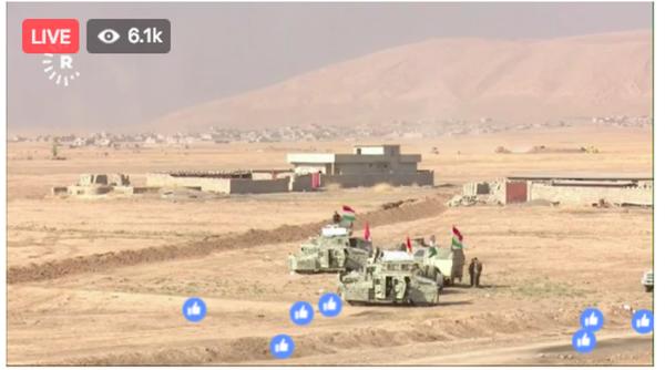 ofensiva de la mosul razboiul live pe facebook