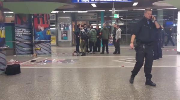 atac la metrou in frankfurt cel pu in patru rani i