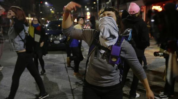 oamenii refuza sa recunoasca victoria lui trump proteste masive in sua
