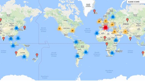 alegeri parlamentare 2016 harta interactiva cu sec iile de votare din diaspora
