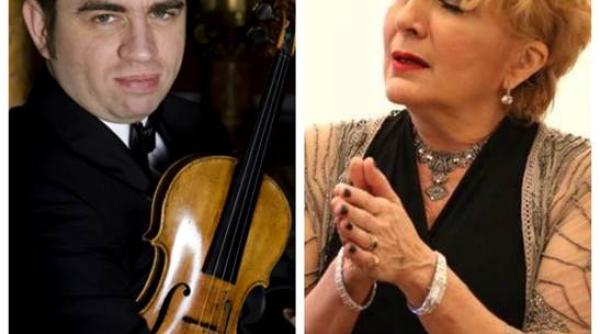 soprana nelly miricioiu si violonistul remus azoitei celebrati la institutul cultural roman din londra