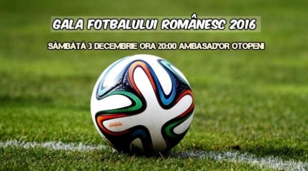 gala fotbalului romanesc 2016 lista nominalizatilor