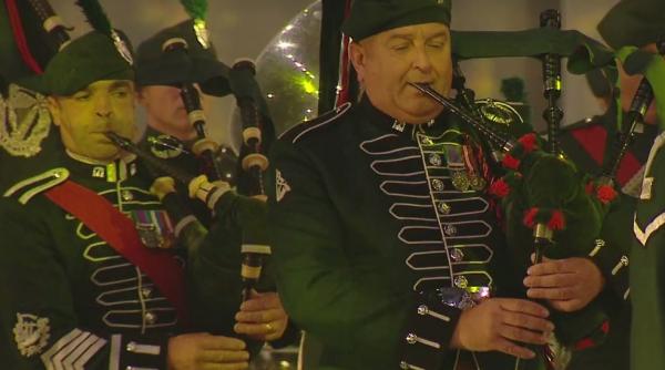 ziua na ionala artistii din royal irish regiment participare in premiera la parada
