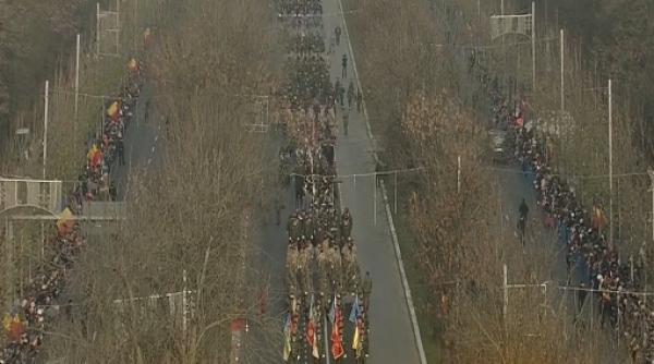 momente de panica la parada de 1 decembrie de la arcul de triumf