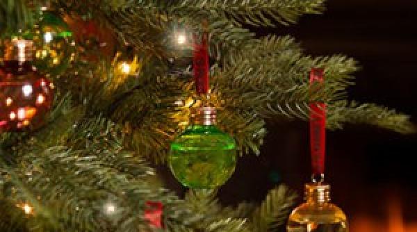 ornamente inedite pentru bradul de craciun globuri umplute cu gin