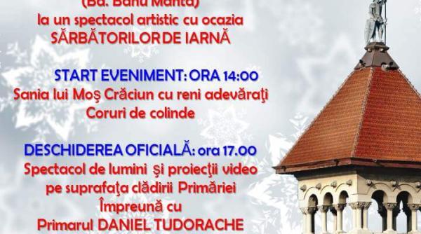 primaria sectorului 1 invita ie de a sarbatori craciunul luminilor