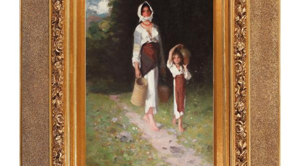 artmark licita ia de iarna tarancute de la fantana de nicolae grigorescu adjudecata pentru 320 000 de euro