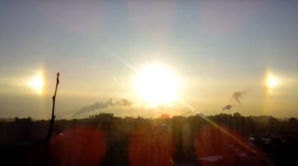 fenomen spectaculos surprins de locuitorii din sankt petersburg curcubeul iernii din nou pe cer