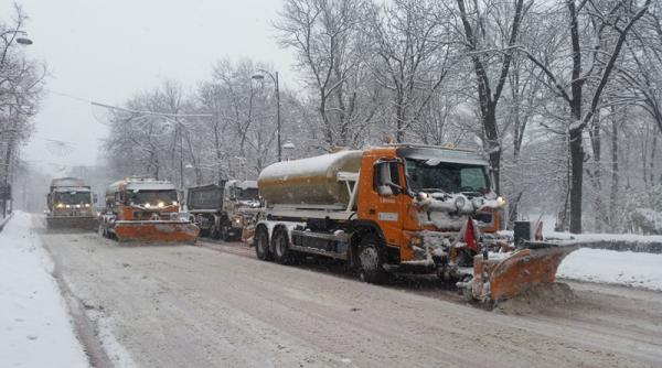 strazile din sectorul 1 au fost deszapezite