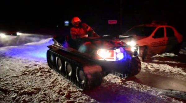 braila misiune de cautare prin zapada a unui tanar de 18 ani dat disparut de familie