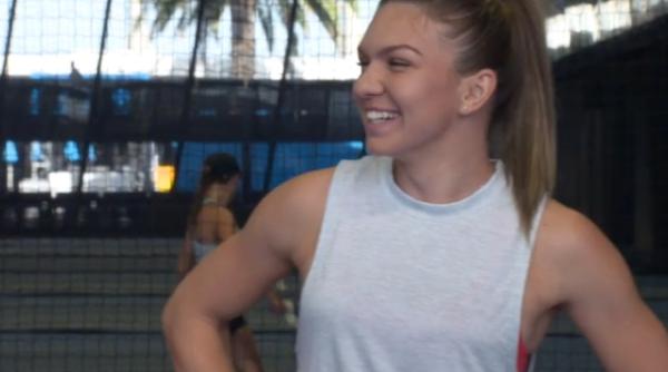 halep gimnastica de intre inere alaturi de kerber i muguruza la melbourne