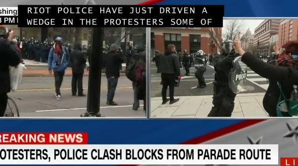 protestatarii violen i ii fac bine lui donald trump