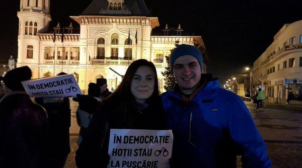 protest anti gra iere in cel mai ro u jude din romania aurel simion e prima data cand se intampla
