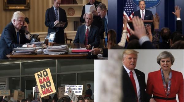 o saptamana cu pre edintele trump