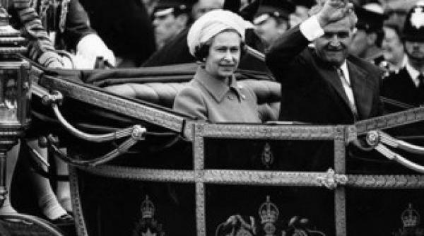 vizita trump londra ceausescu