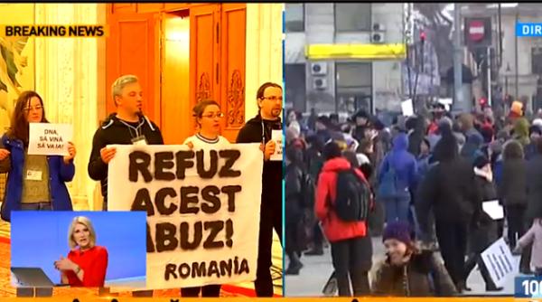 ong protest in parlament ironii la adresa jurnali tilor