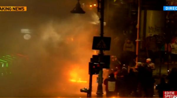 violen e proteste guvern jandarmii au intervenit