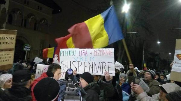 mircea badea la protestul de la cotroceni