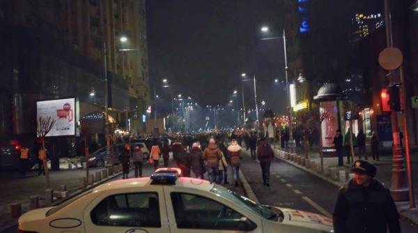 protest poli i ti se a teapta un semnal de la carmen dan