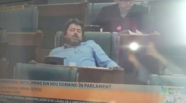 senatorul go iu usr doarme din nou el spune ca doar clipe te