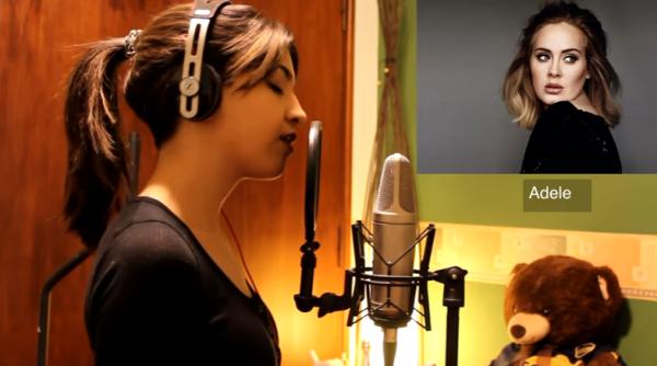 tanara care poate canta ca adele britnney spears celine dion ariana sau shakira