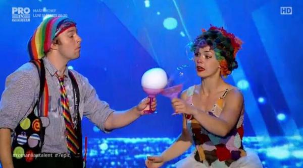 romanii au talent 2017 teatru cu baloane de sapun moment inedit