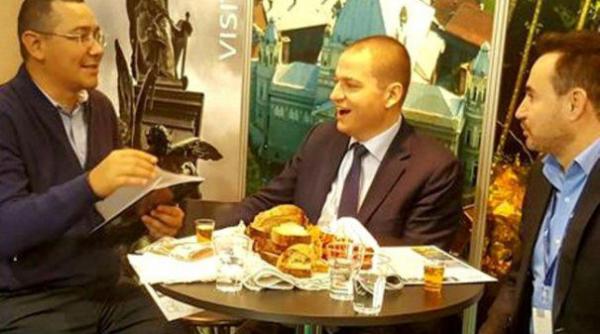 victor ponta alaturi de gheorghe falca la aceea i masa