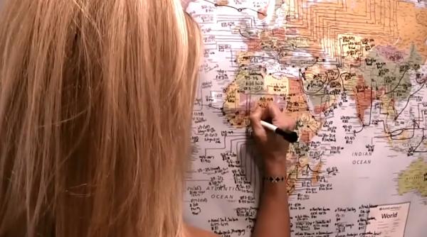 o americanca a vizitat toate statele lumii intr un timp record