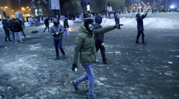 persoana arestata pentru violentele din piata victoriei