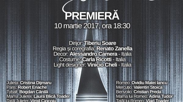 premiera romeo i julieta spectacol de balet la opera na ionala bucure ti