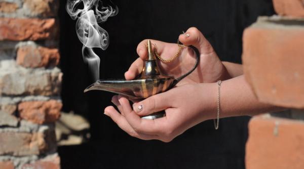 bancul zilei lampa fermecata