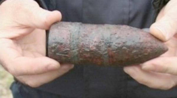 proiectil din al doilea razboi mondial gasit intr o gospodarie