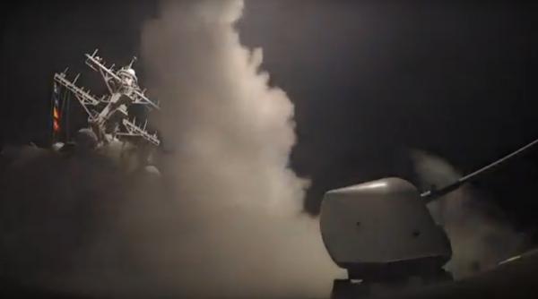 sua peste 50 de rachete de croaziera contra unei baze aeriene din siria