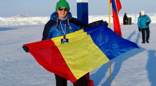 argint pentru o romanca la north pole marathon 2017