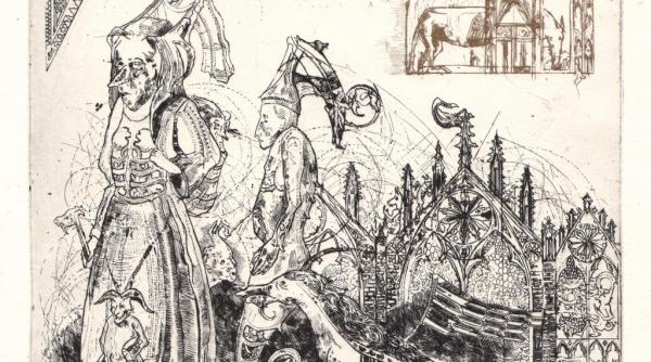 expozitia de grafica folk ink de rada nita la venetia