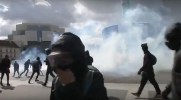 proteste violente in fran a