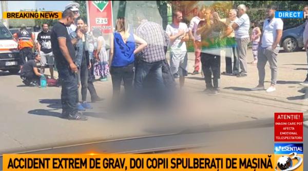 accident grav doi copii izbi i in plin de un autoturism pe trecerea de pietoni in bucure ti