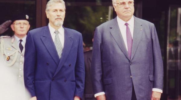 helmut kohl a murit emil constantinescu pozi ia sa a fost salvatoare pentru romania