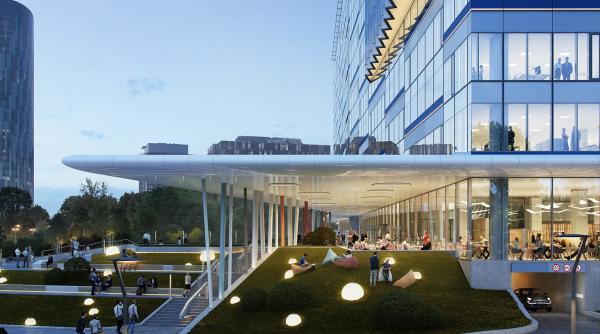 skanska equilibrium zona barbu vacarescu floreasca cladiri de birouri