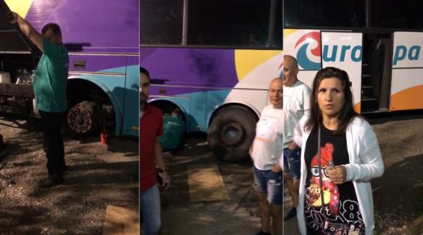 momente de groaza pentru turi tii care au plecat in grecia cu autocarul