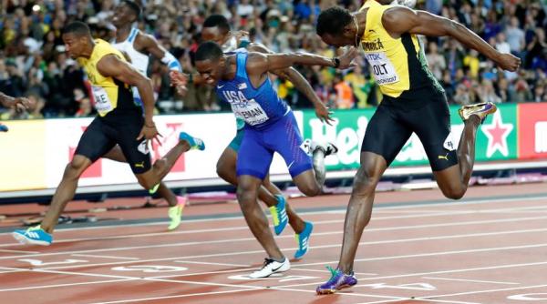 usain bolt invins in ultima cursa de 100 de metri a carierei