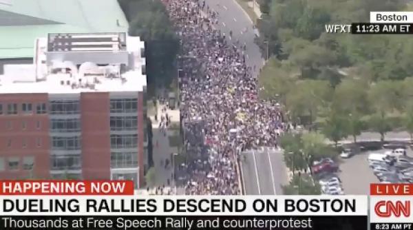 proteste boston ciocniri violente cu for ele de ordine ce mesaje da trump