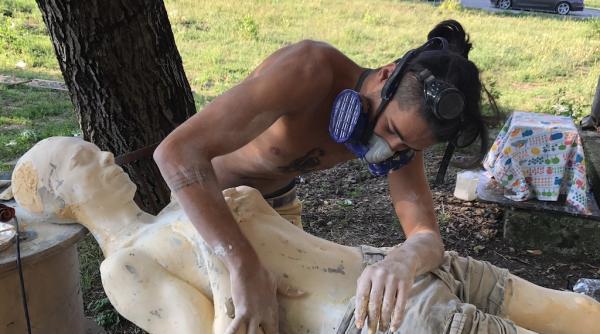 instalart sculptura 000 la timi oara capitala culturala europeana