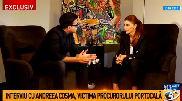 andreea cosma afirma ii uluitoare despre procurorul portocala mi a dat controlul judiciar pentru ca era gelos