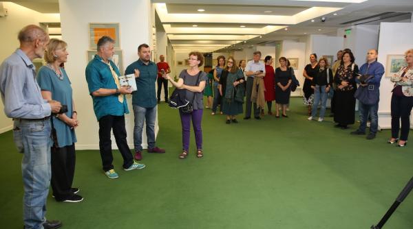 expozitia de grafica litere i personaje georgeta naparu la tnb