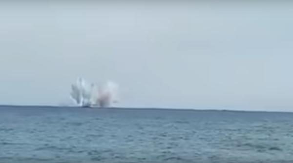 un avion s a prabu it in mare video