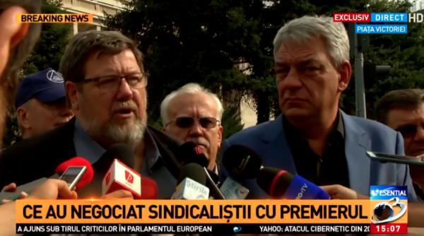 proteste mihai tudose in pia a victoriei rezultate negocieri