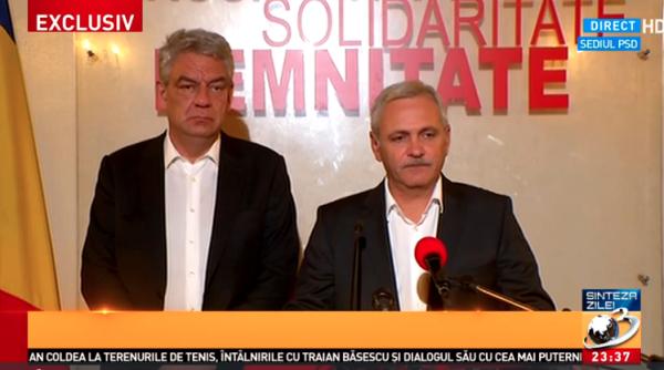 liviu dragnea mihai tudose declara ii de presa
